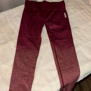 Gymshark Red Ombré Leggings